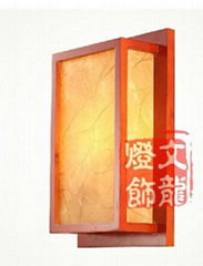 中式木艺壁灯