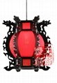 中式羊皮鐵藝鳥籠吊燈 5