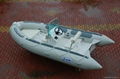 rigid inflatable boat RIB430 boat with step ends 1