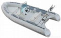 rigid inflatable boat RIB430 boat with step ends 2