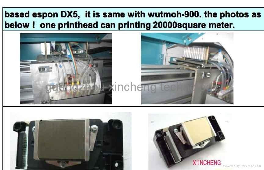 ECO solvent outdoor printer 1440dpi with original Epson DX5 head 2