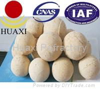 Alumina micro-power bonded corundum ball ( patented product )