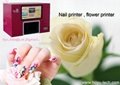Digital nail printer with computer flower printer  ART nail 