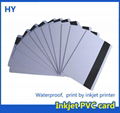 white magnet PVC IC card PVC ID card for L800 L801 T50 P50 printer