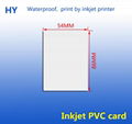 white magnet PVC IC card PVC ID card for L800 L801 T50 P50 printer