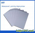 white magnet PVC IC card PVC ID card for L800 L801 T50 P50 printer