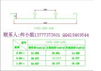 闭口式楼面钢承板YXB51-200-600型压型板生产厂家