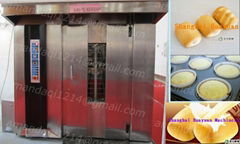 Hot air rotary oven