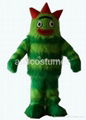 yo gabba gabba brobee mascot costume cartoon character Mascots 1