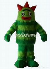 yo gabba gabba brobee mascot costume cartoon character Mascots