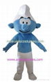 cartoon character smurf mascot costume