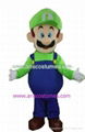 Mario mascot Luigi mascot costume