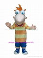 yo gabba gabba brobee mascot costume cartoon character Mascots 5