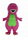 barney  Mascot Costume Cartoon