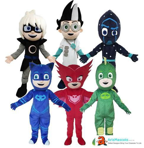 adult size cartoon character mascot costume for kids party custom made mascots 4