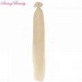 Pre-bonded Keratin I U tip Flat tip Natural Remy Human Hair Extension