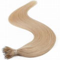 Pre-bonded Keratin I U tip Flat tip Natural Remy Human Hair Extension 4