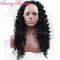 Permium Full Lace Natural Virgin Human Hair Wigs Wholesale Cheap Price   4