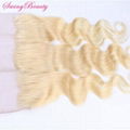 Lace Frontal Body Wave Platinum Blonde 613# 10"-20"In Stock