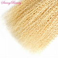 100% Pure Virgin European Remy Cuticle Human Hair Curly Extensions 