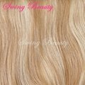 New Flip in Human Hair Extension P27/613 Halo Hair Weaving 3