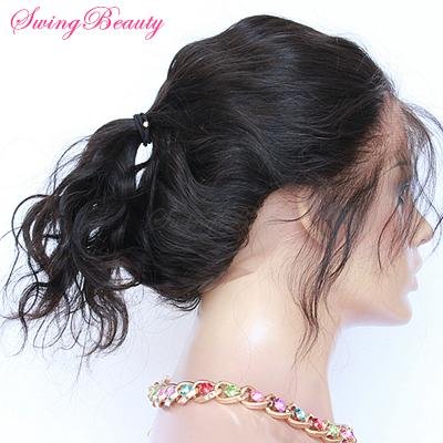 360 Lace Frontal Closure Remy Human Hair Extension Natural Weavings 3