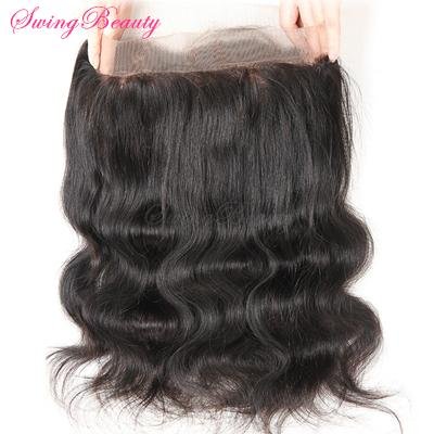 360 Lace Frontal Closure Remy Human Hair Extension Natural Weavings 5