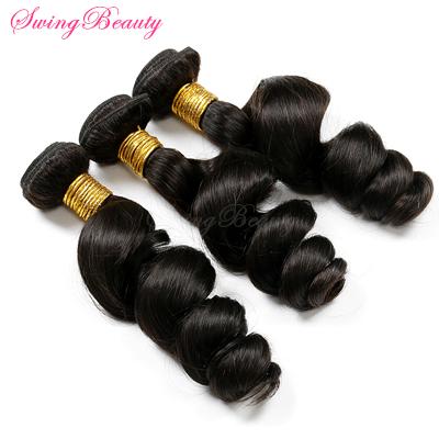 Unprocessed Brazilian Virgin Human Hair Weaving Weft Extension  2