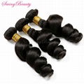 Unprocessed Brazilian Virgin Human Hair Weaving Weft Extension  2