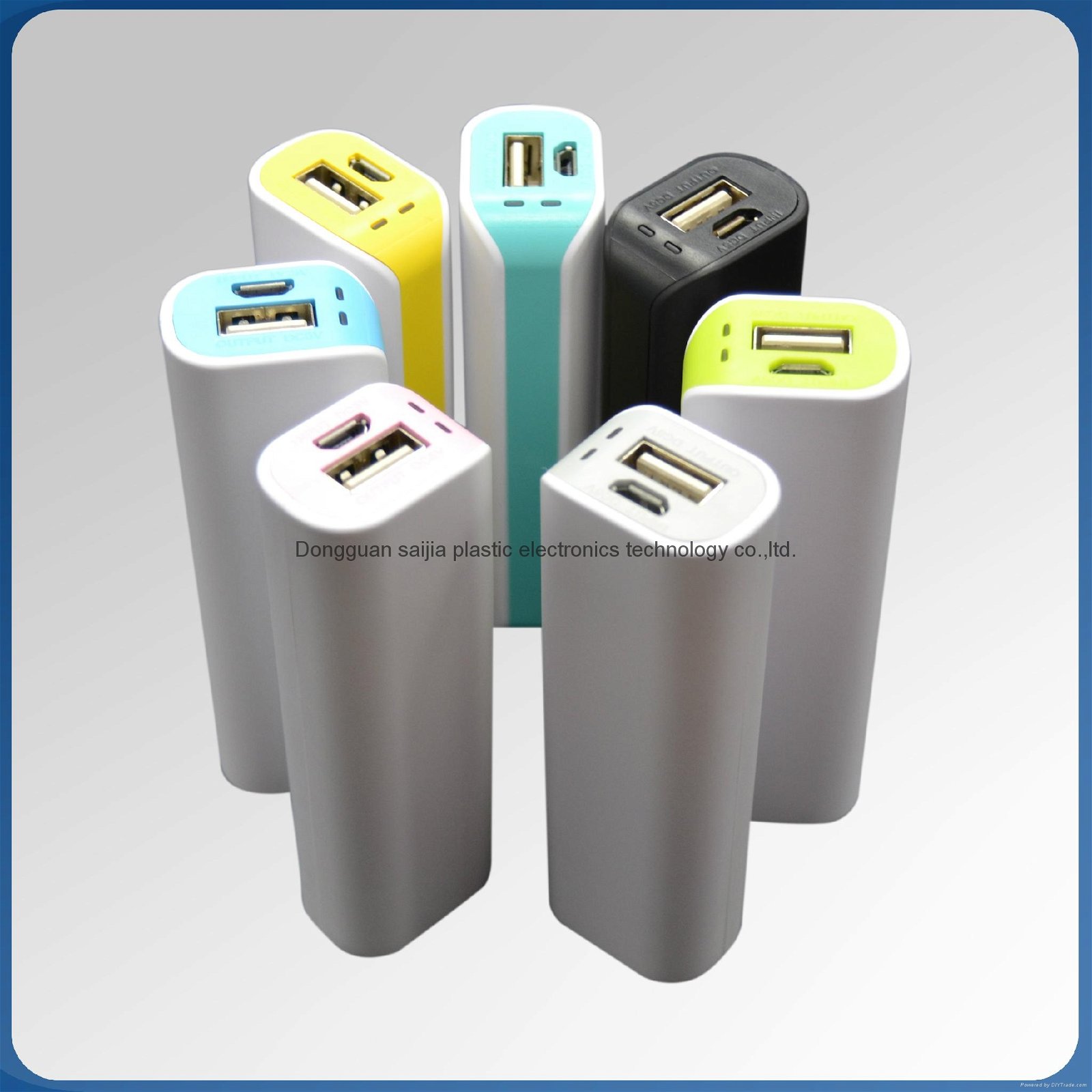 Potable external battery power bank for mobile phone