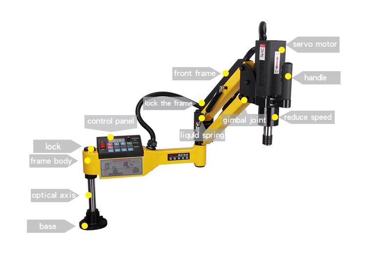 MR-DS36 M6-36 Intelligent Servo Motor Electric Tapping Machine  3