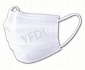 Disposable 3 layers non-woven fabric mouth mask 1