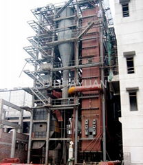 Circulating fluidized bed boiler