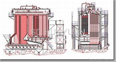 35-ton to 130-ton sequence chain grate boiler