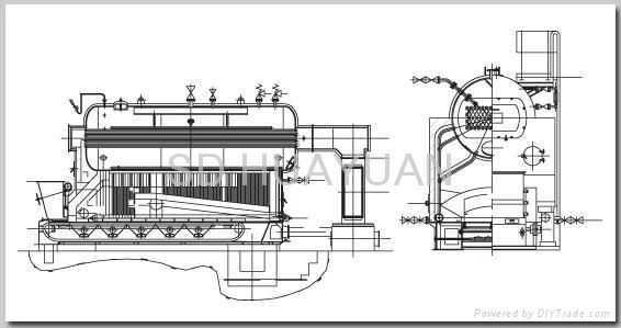 DZL series packaged steam and hot water boiler