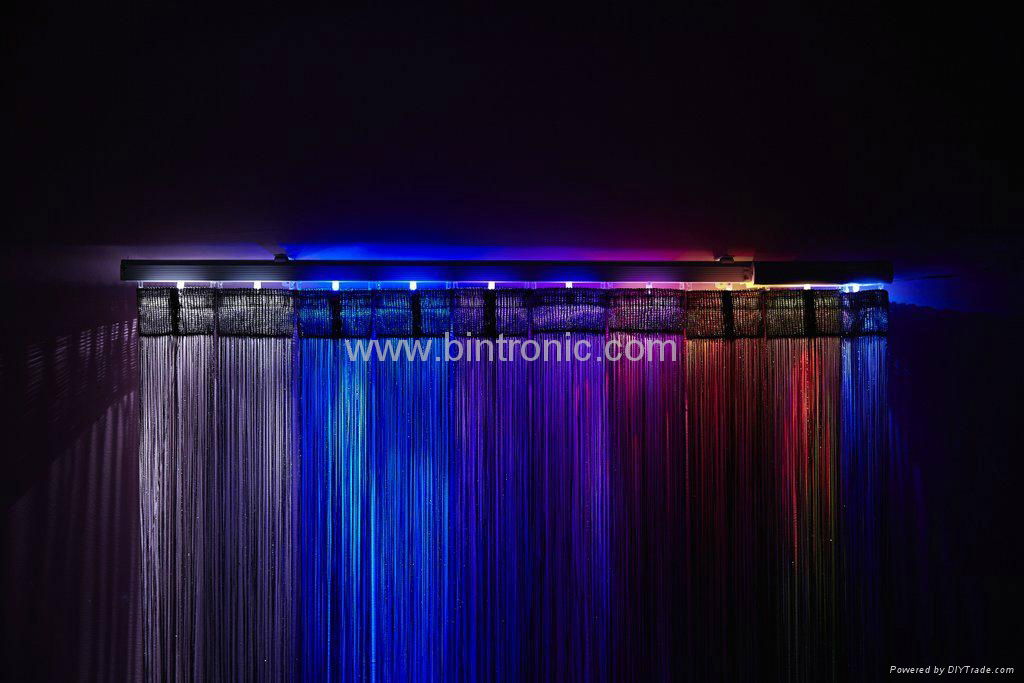 Bintronic Motorized String Curtains with LED  2