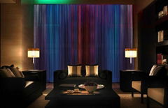 Bintronic Motorized String Curtains with LED 