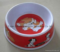 dog bowl .melamine.cat bowl .Tray 