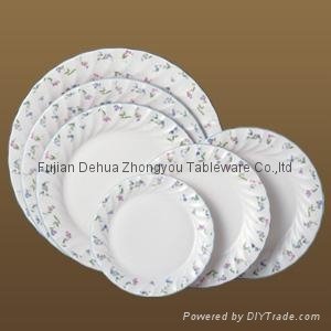 Melamine Round Dinner Plate /Snack Plate/Platter/Tray 