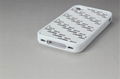 2D TPU + PC Sublimation case for iPhone 4G 4S with blank aluminum insert 16