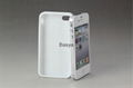 2D TPU + PC Sublimation case for iPhone 4G 4S with blank aluminum insert  4