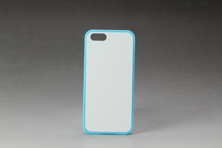 Iphone5G/5s balnk white 2D soft TPU cell phone case
