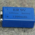 Thionyly Chloride1200 mAh Battery ER9V lithium battery