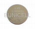 Lir2477 CR2477 3.6V Li-ion rechargeable button battery