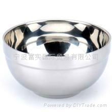 Stainless steel bowl