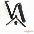 Gopro 3-Way Camera Grip Extension Arm Tripod 4