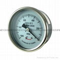 Pressure gauges with capsule elements