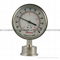 Stainless steel diaphragm gressure gauge