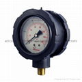 PP FILLED DIAPHRAGM PRESSURE GAUGES