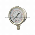 All stainless steel pressure gauge 4
